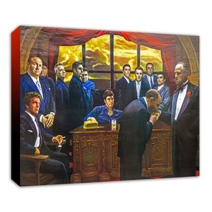 GANGSTERS CANVAS WALL ART SIZE 16X20